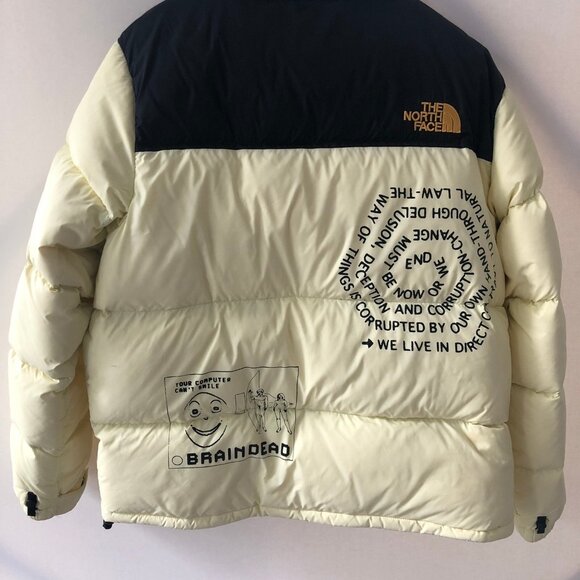 North Face and Brain Dead Collab Jacket Yellow - Picture 6 of 6